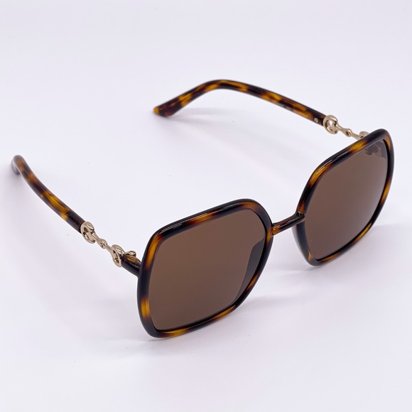 NEW GUCCI GG0890S 002 SUNGLASSES GUCCI GG0890 BROW - Picture 9 of 13